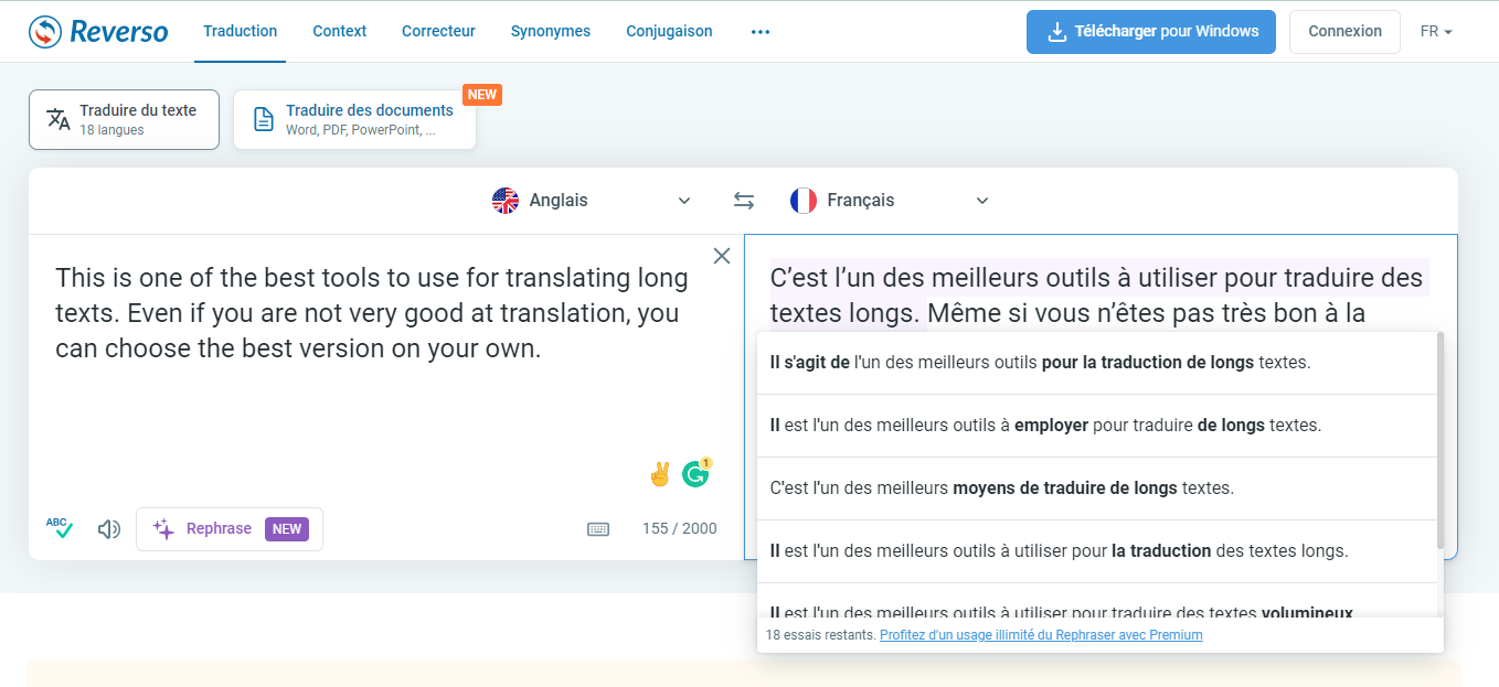 Meilleurs Outils de la Traduction Anglais Français POLE PREPA English